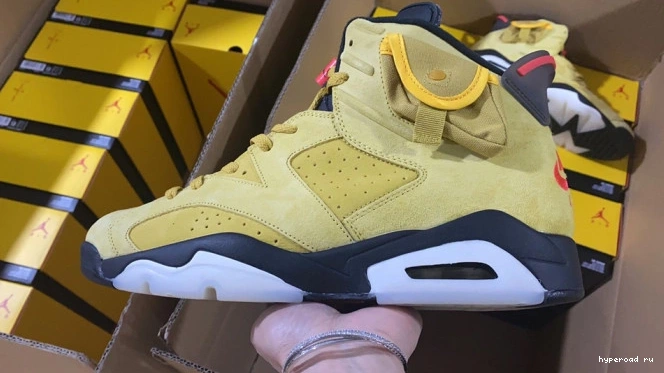 X AIR CN1084-300 TRAVIS 6 SCOTT JORDAN YELLOW 1104